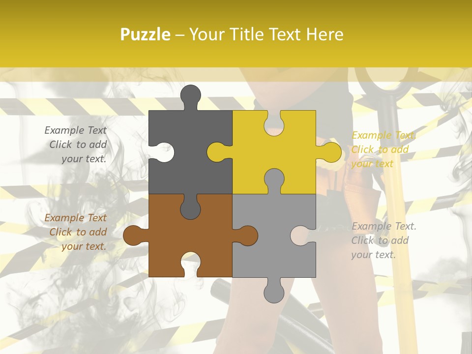 Hard Concept Blonde PowerPoint Template