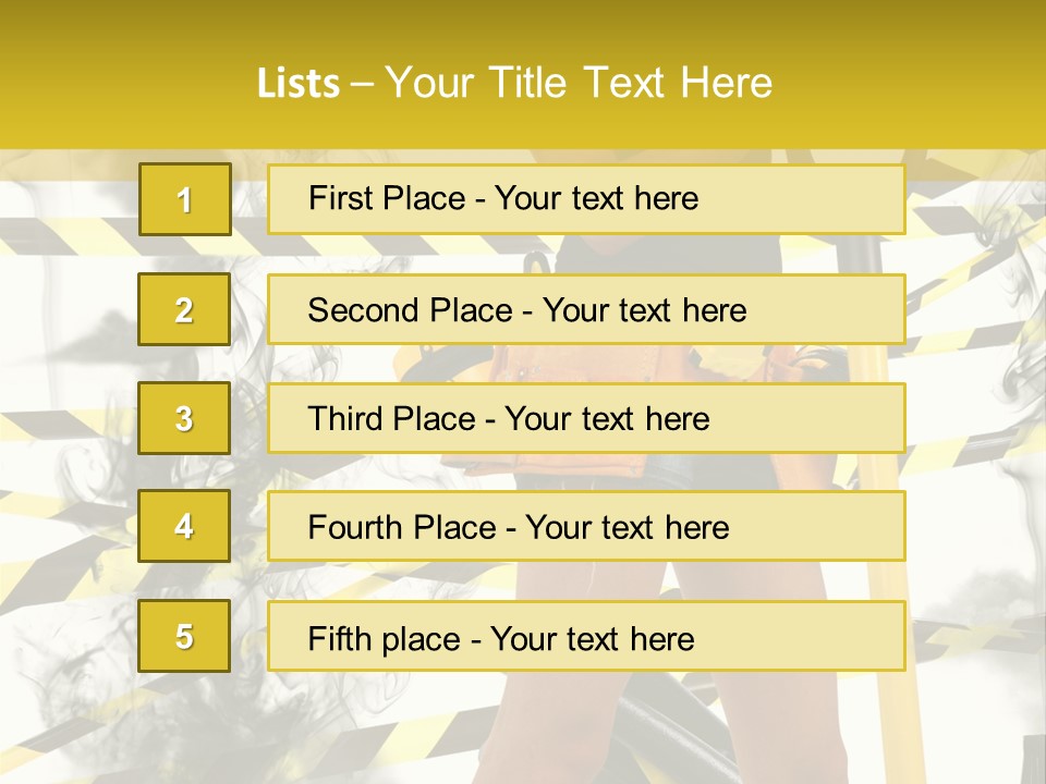 Hard Concept Blonde PowerPoint Template