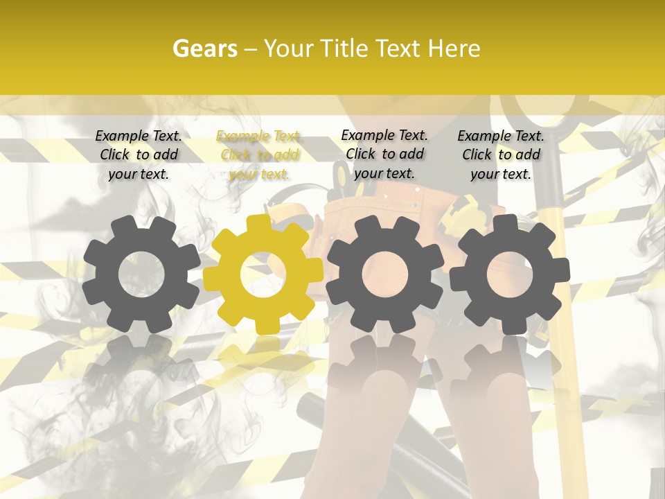 Hard Concept Blonde PowerPoint Template