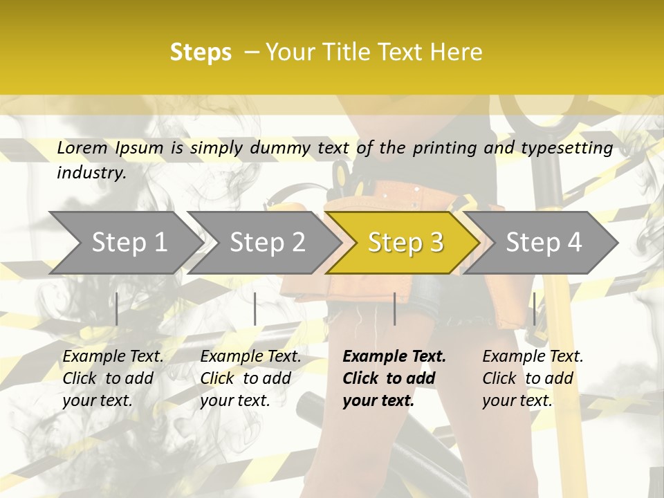 Hard Concept Blonde PowerPoint Template