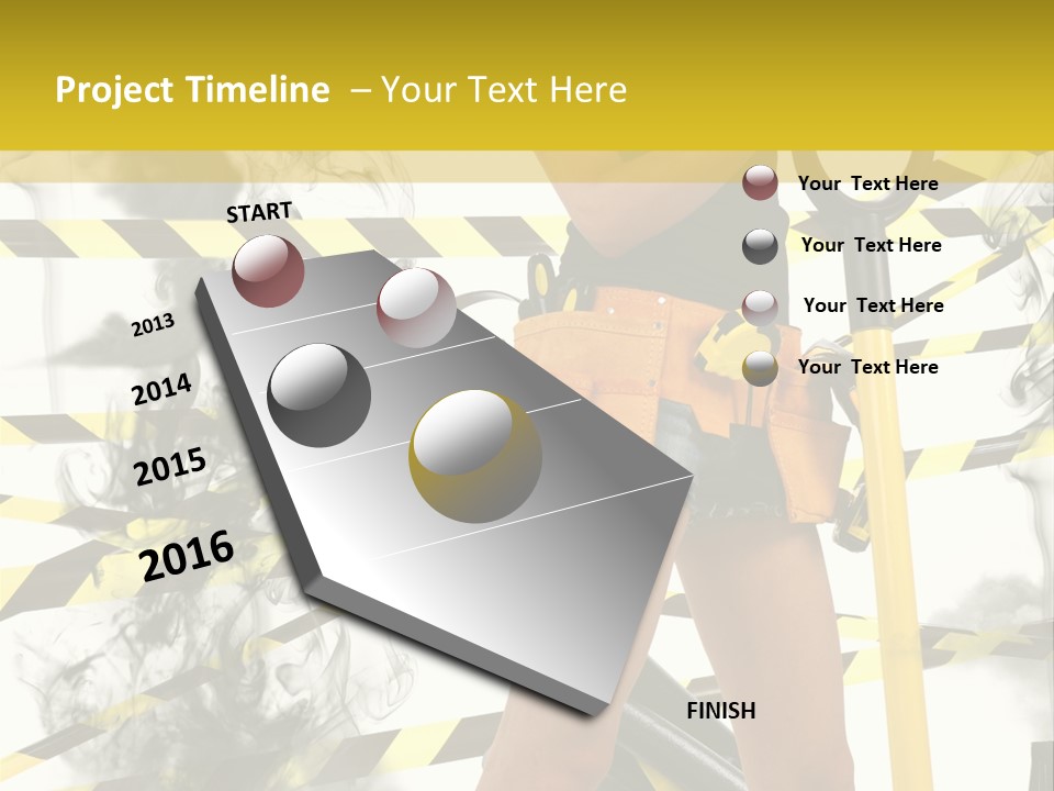 Hard Concept Blonde PowerPoint Template