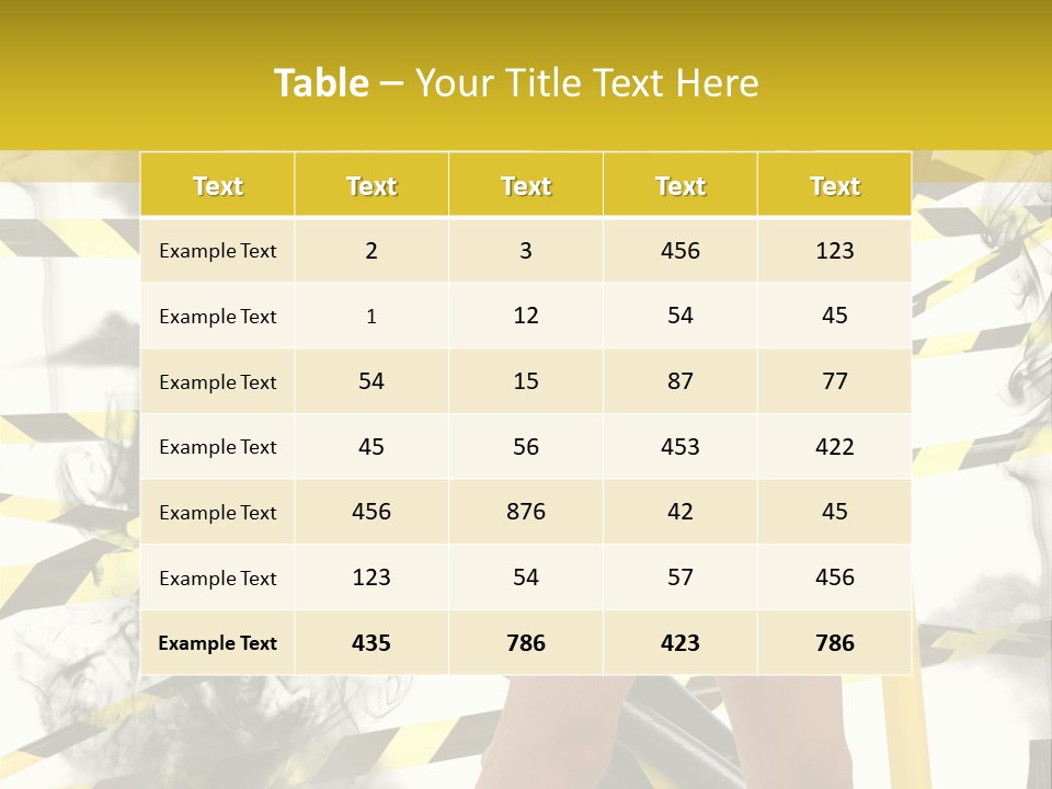 Hard Concept Blonde PowerPoint Template