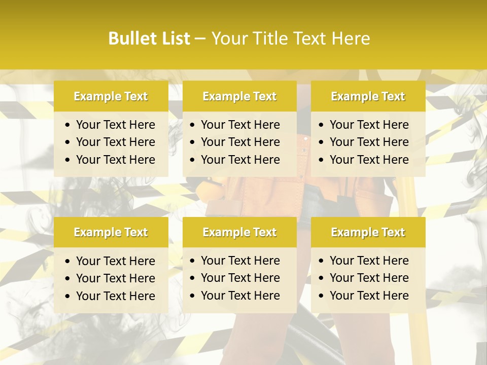 Hard Concept Blonde PowerPoint Template