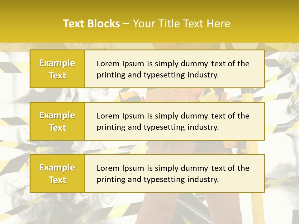 Hard Concept Blonde PowerPoint Template