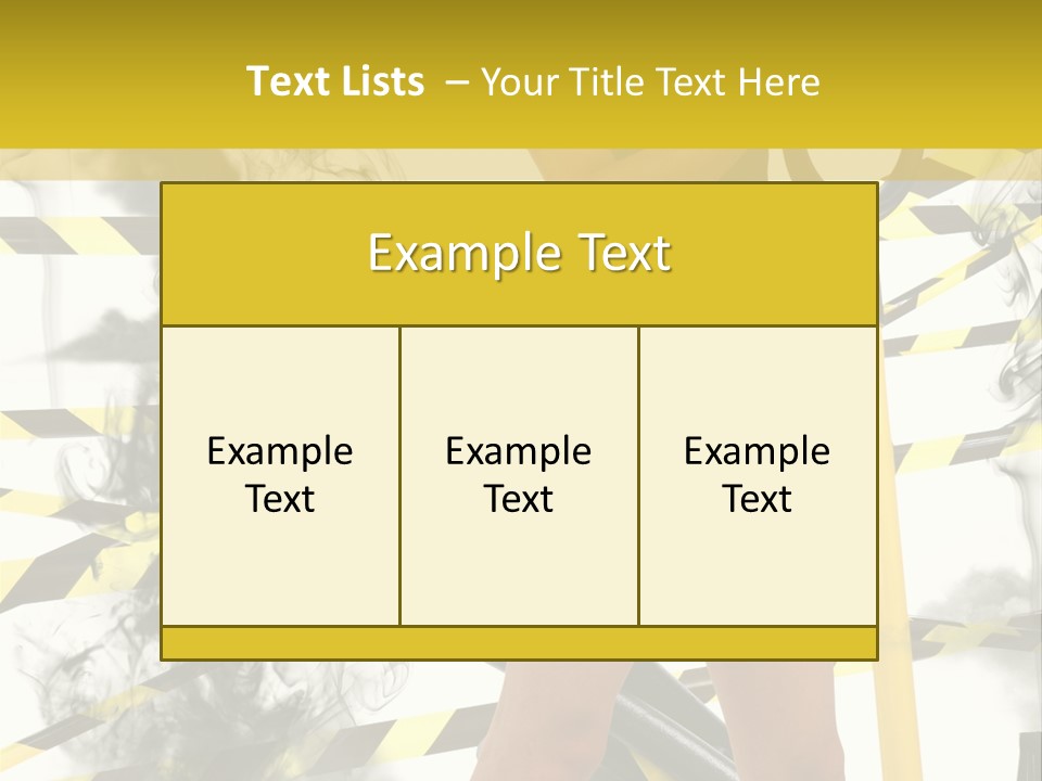 Hard Concept Blonde PowerPoint Template