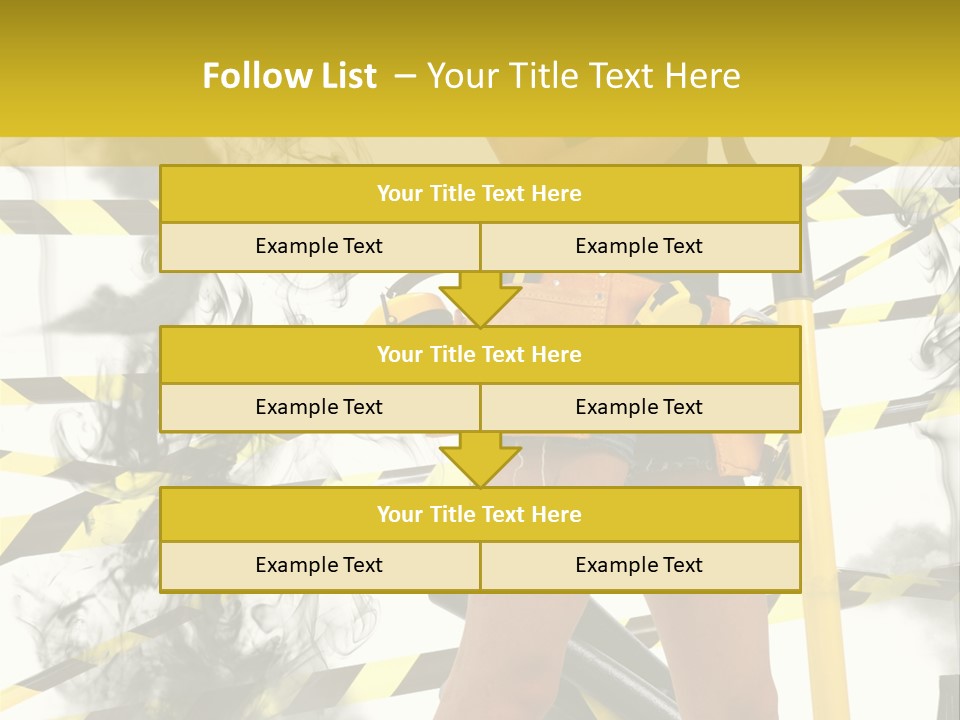 Hard Concept Blonde PowerPoint Template