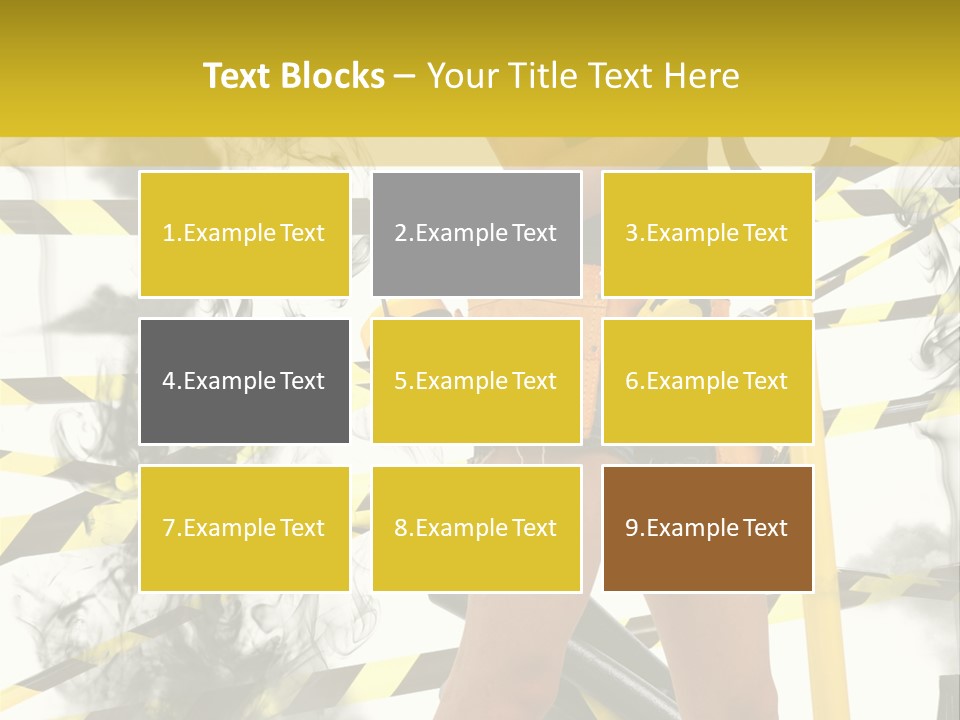 Hard Concept Blonde PowerPoint Template