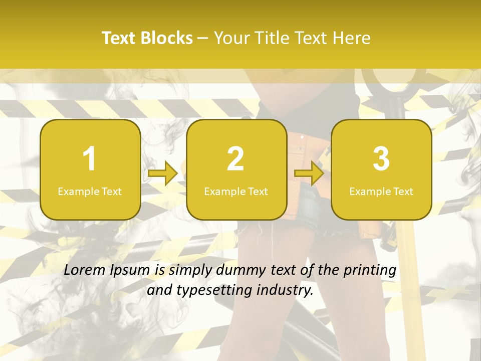 Hard Concept Blonde PowerPoint Template