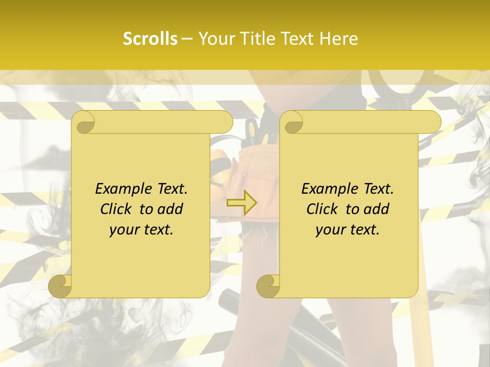 Hard Concept Blonde PowerPoint Template