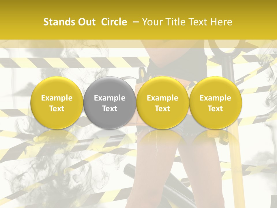 Hard Concept Blonde PowerPoint Template