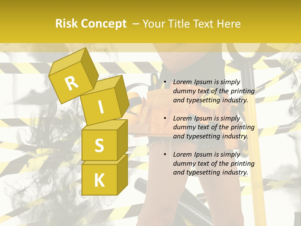 Hard Concept Blonde PowerPoint Template