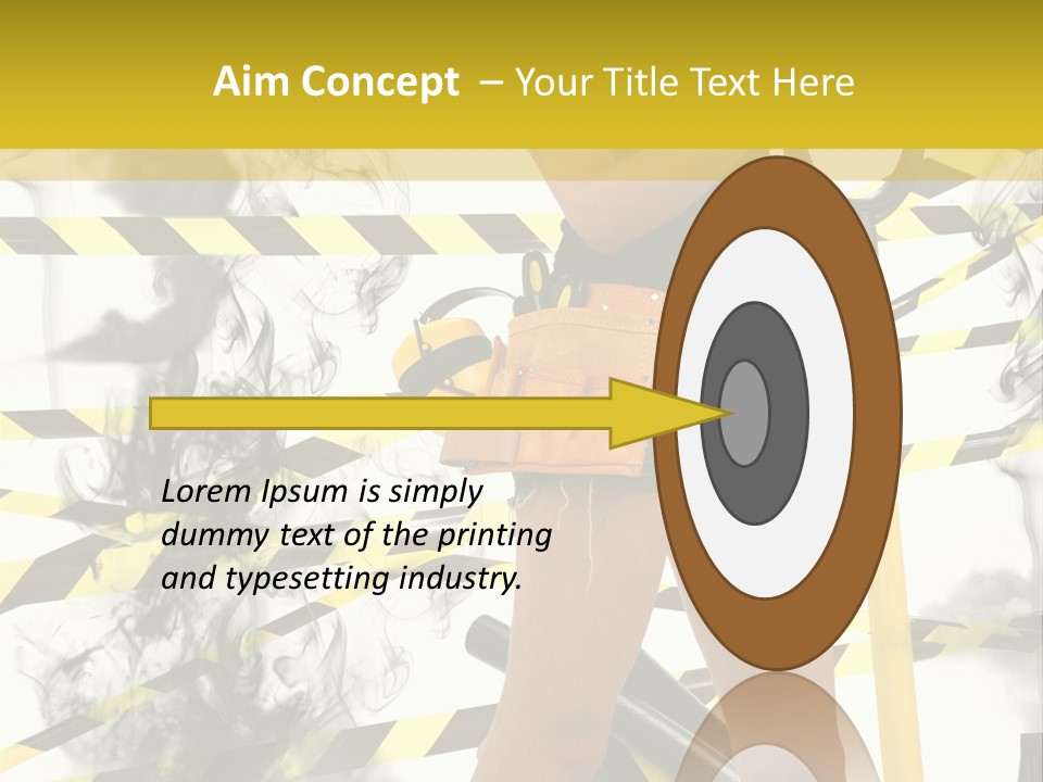 Hard Concept Blonde PowerPoint Template