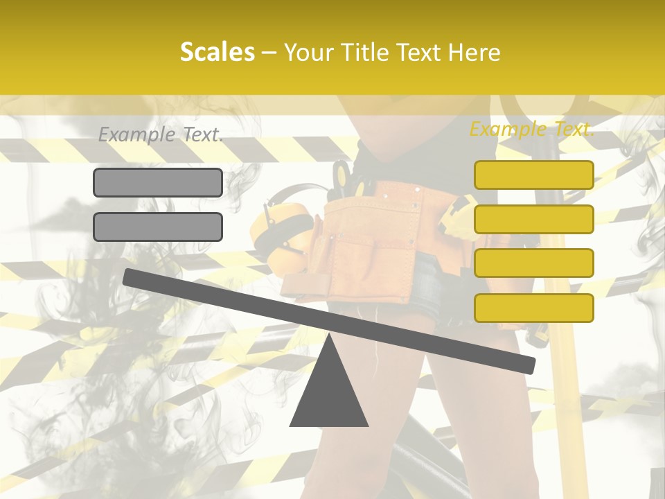 Hard Concept Blonde PowerPoint Template