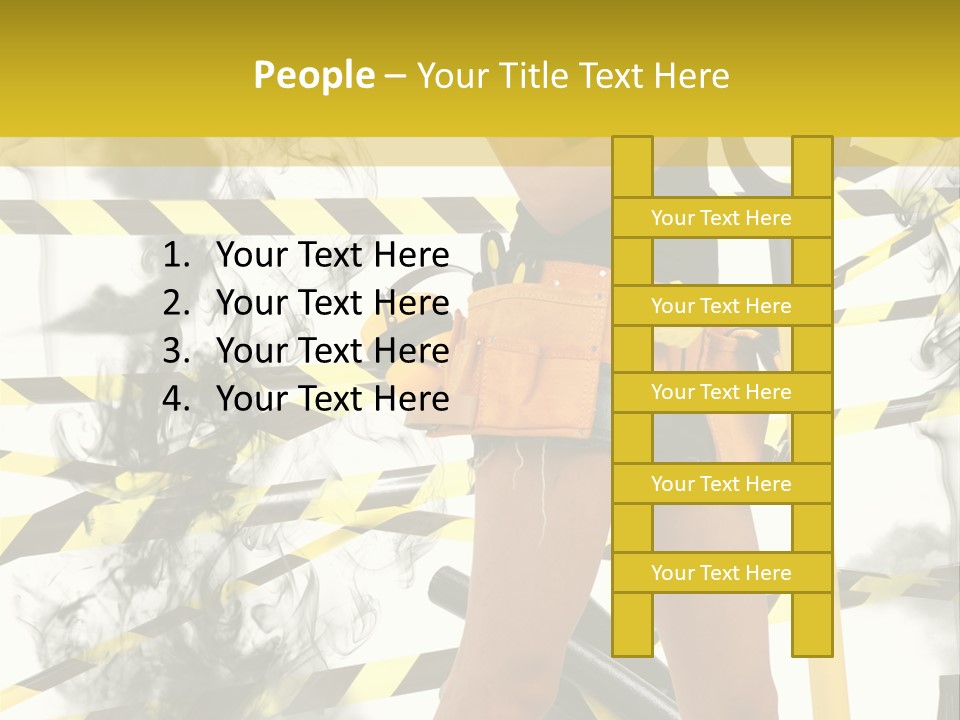 Hard Concept Blonde PowerPoint Template