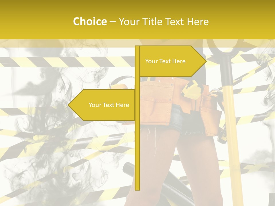Hard Concept Blonde PowerPoint Template