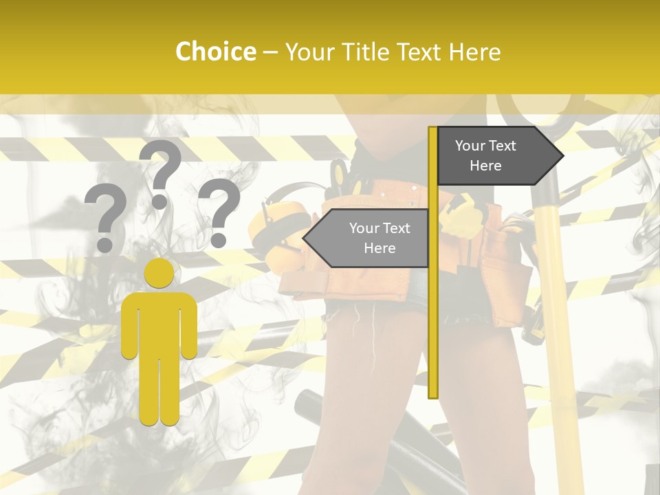 Hard Concept Blonde PowerPoint Template