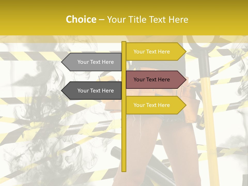 Hard Concept Blonde PowerPoint Template