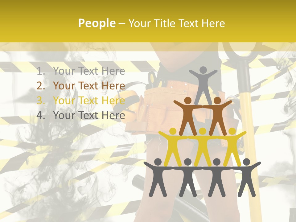 Hard Concept Blonde PowerPoint Template