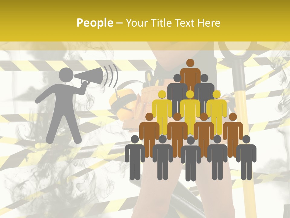 Hard Concept Blonde PowerPoint Template