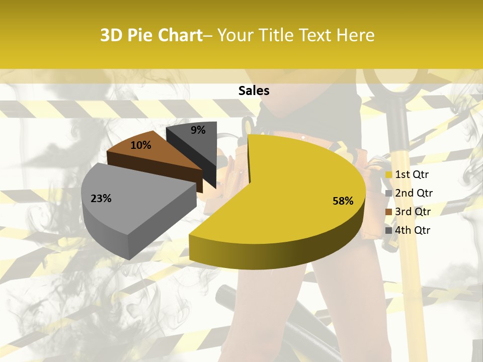Hard Concept Blonde PowerPoint Template