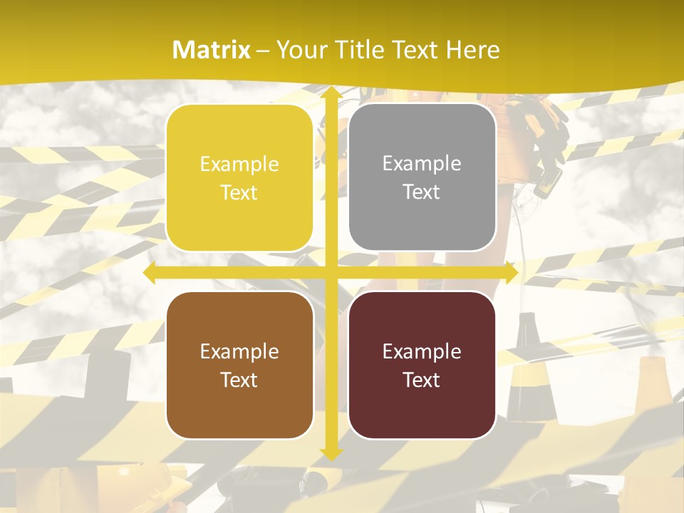 Belt Hard Worker PowerPoint Template