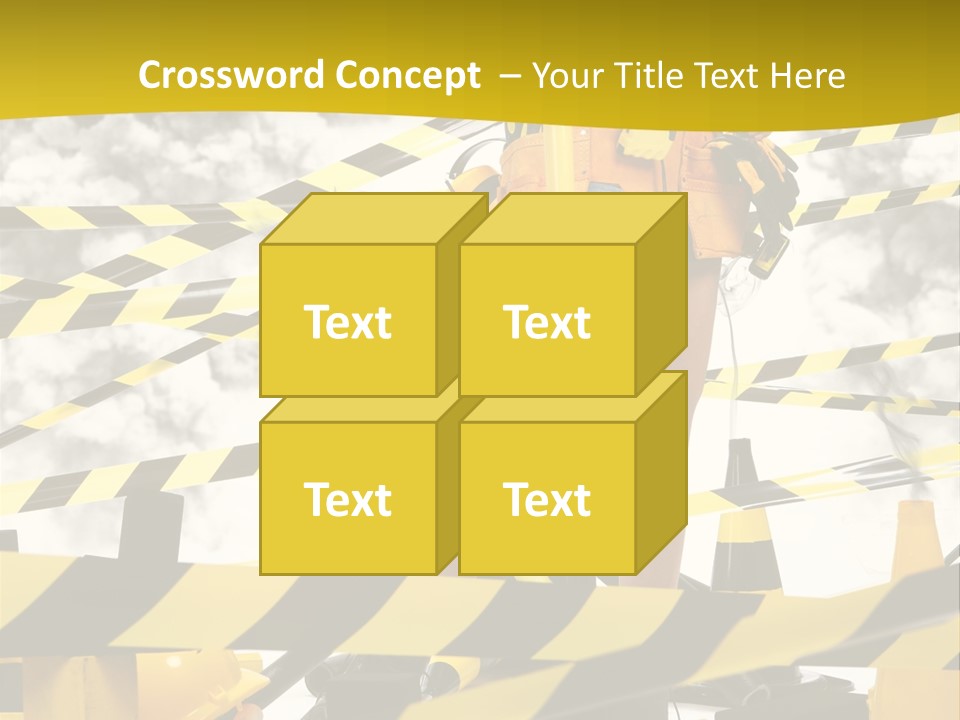 Belt Hard Worker PowerPoint Template