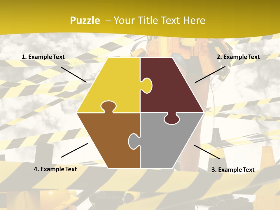 Belt Hard Worker PowerPoint Template