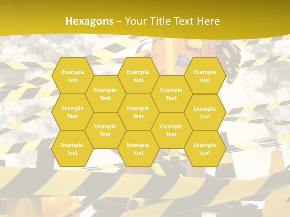 Belt Hard Worker PowerPoint Template