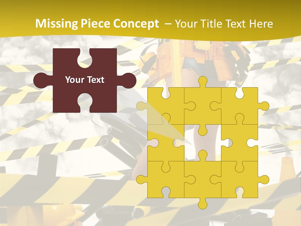 Belt Hard Worker PowerPoint Template