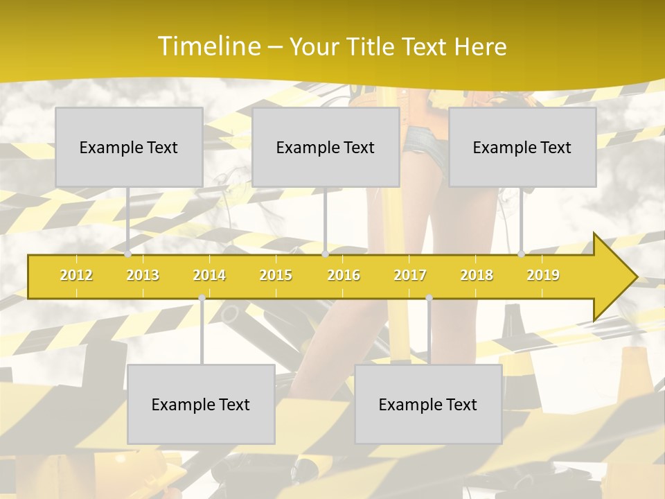 Belt Hard Worker PowerPoint Template