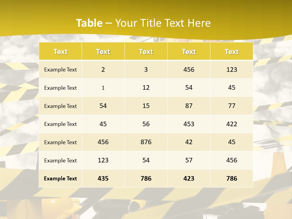 Belt Hard Worker PowerPoint Template