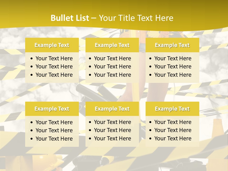 Belt Hard Worker PowerPoint Template