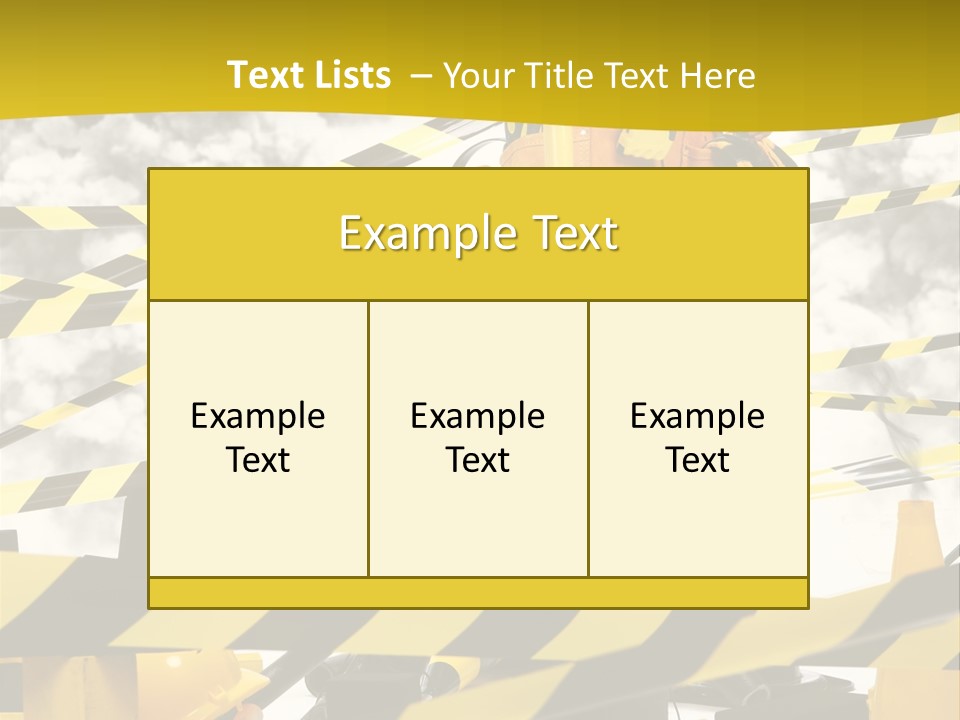 Belt Hard Worker PowerPoint Template