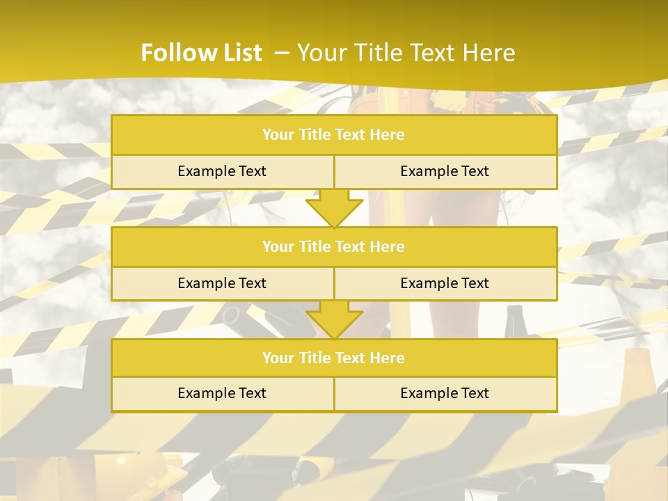 Belt Hard Worker PowerPoint Template