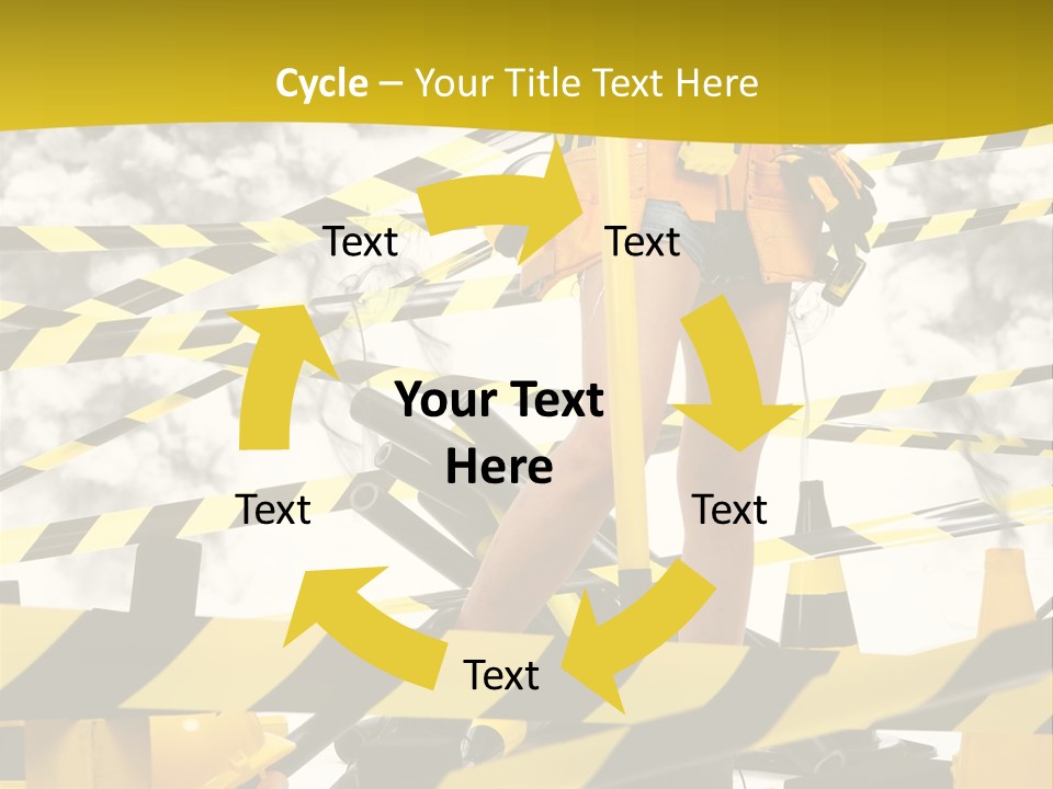 Belt Hard Worker PowerPoint Template