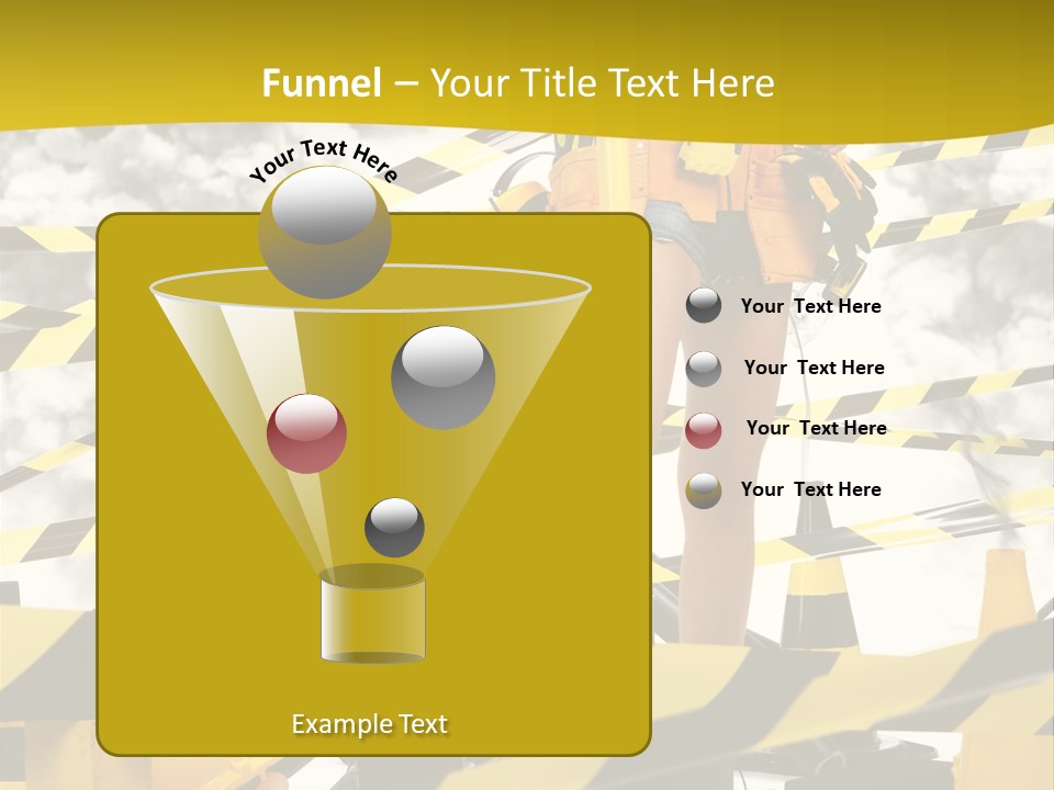 Belt Hard Worker PowerPoint Template