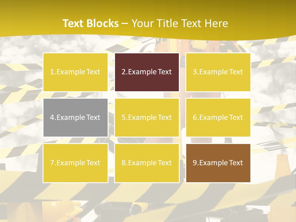 Belt Hard Worker PowerPoint Template