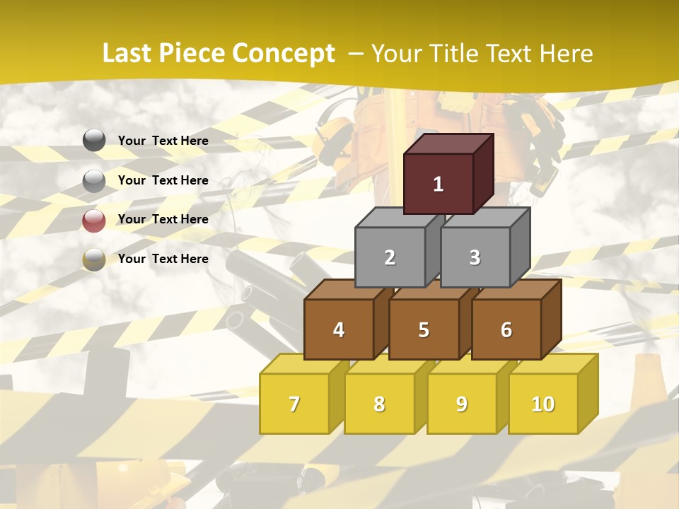 Belt Hard Worker PowerPoint Template