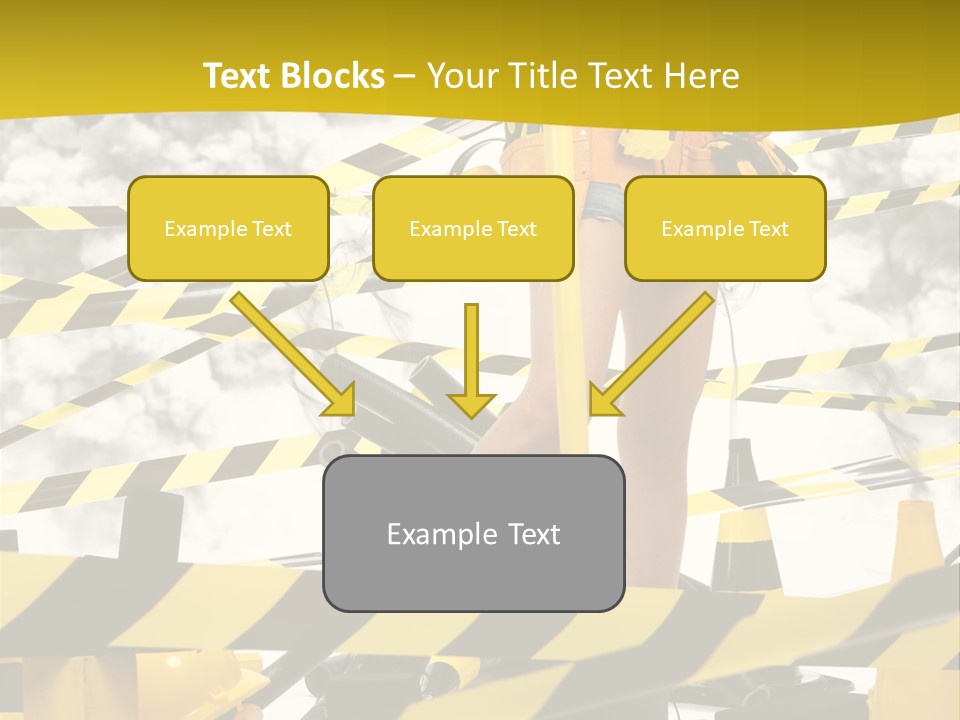 Belt Hard Worker PowerPoint Template