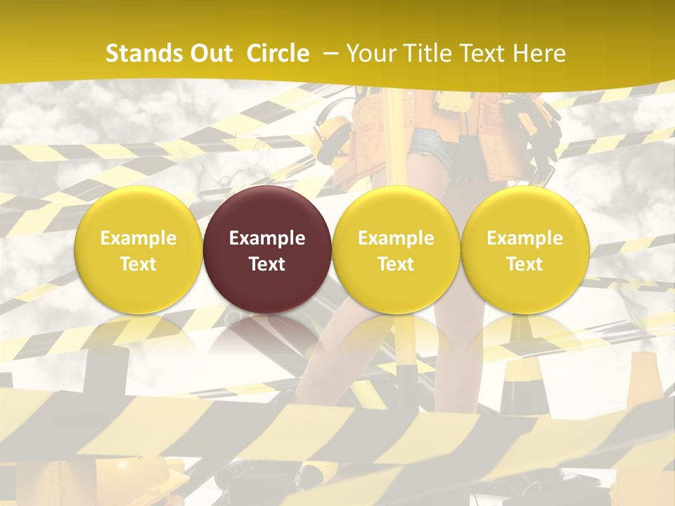 Belt Hard Worker PowerPoint Template