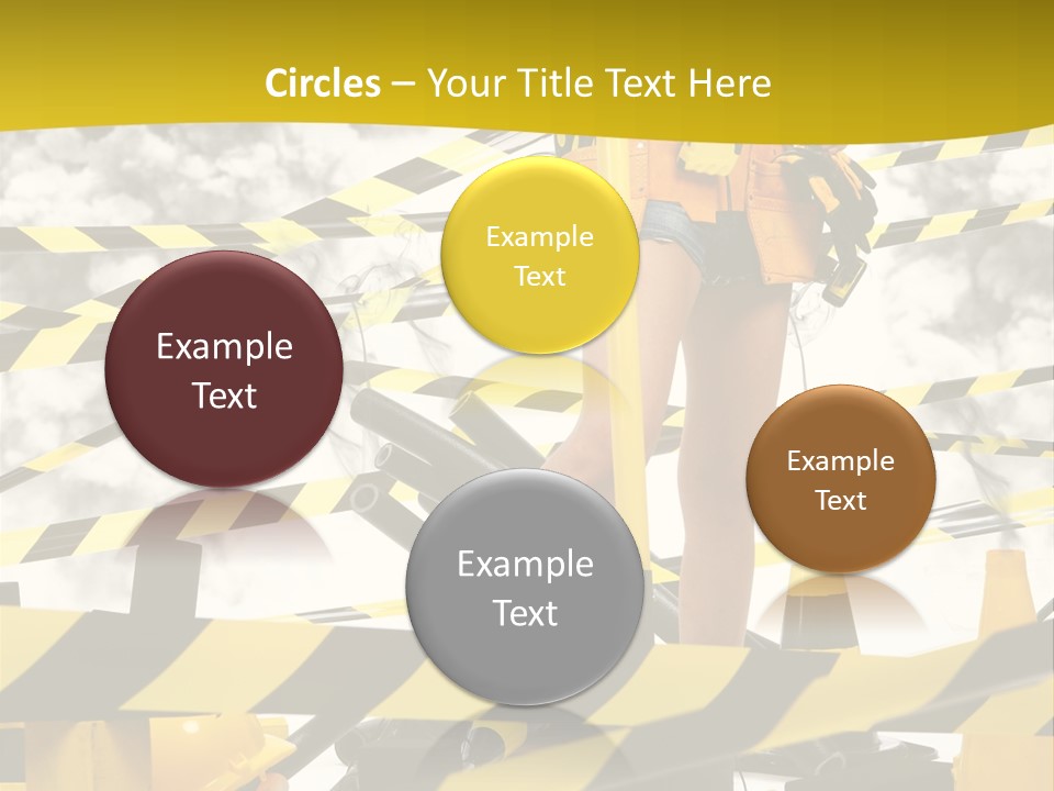 Belt Hard Worker PowerPoint Template