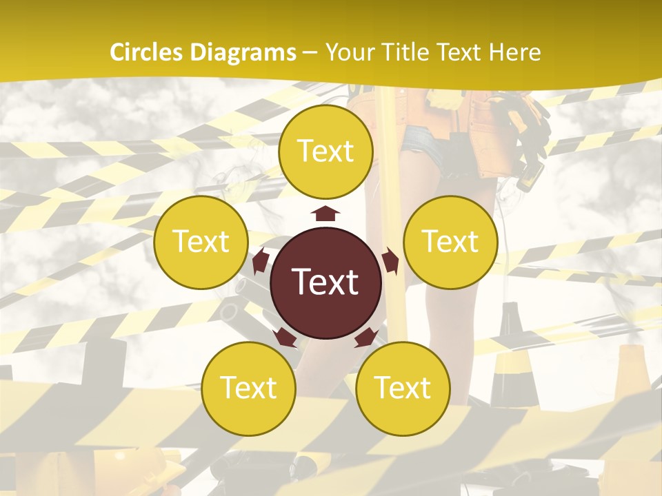 Belt Hard Worker PowerPoint Template