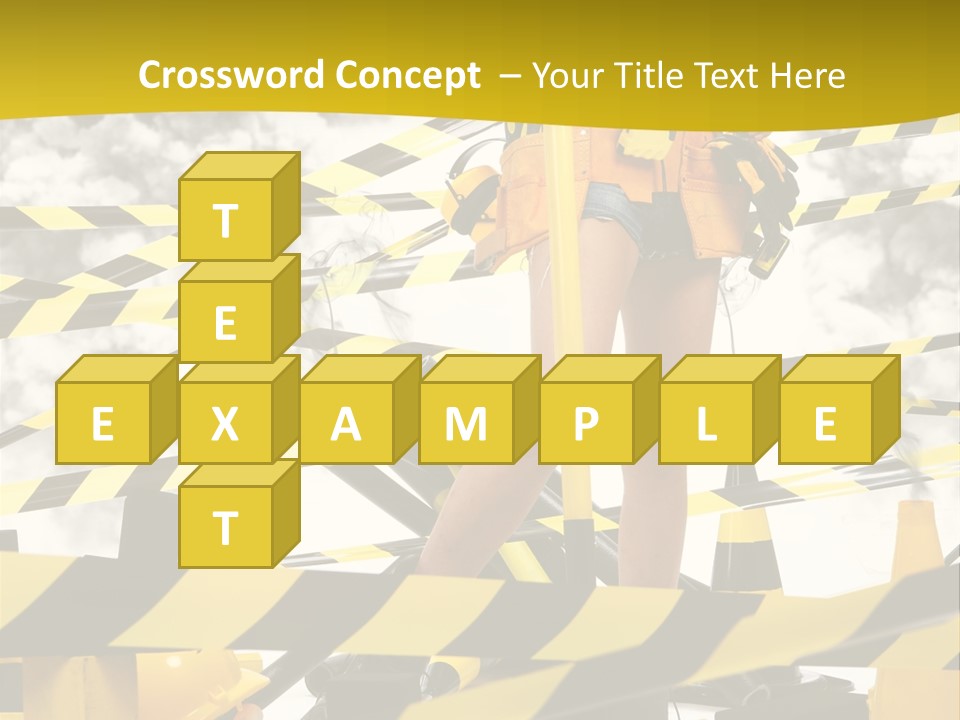 Belt Hard Worker PowerPoint Template