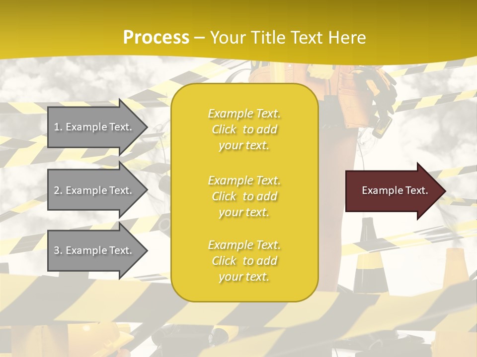 Belt Hard Worker PowerPoint Template