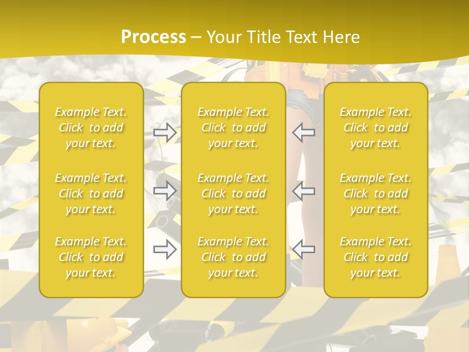 Belt Hard Worker PowerPoint Template
