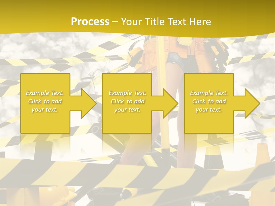 Belt Hard Worker PowerPoint Template