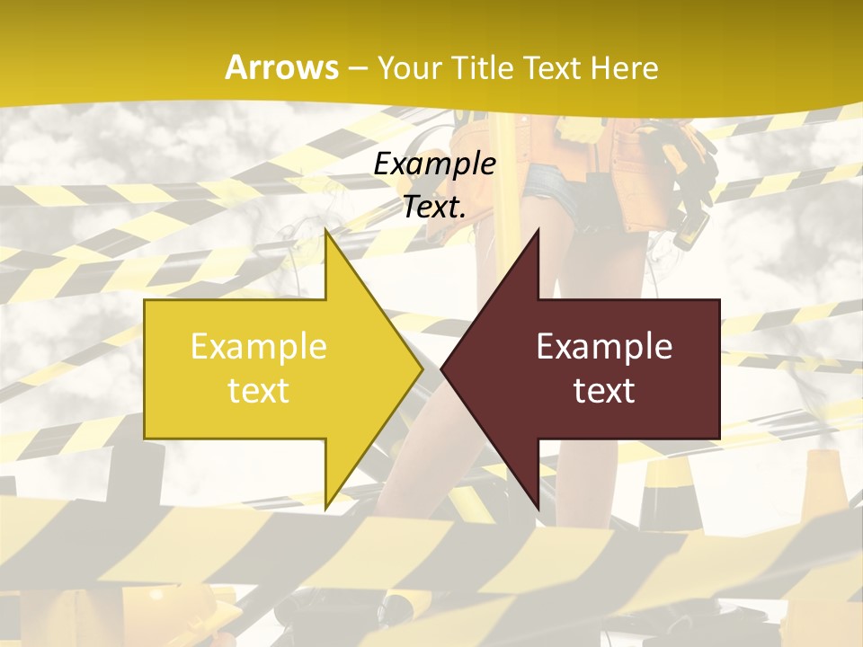 Belt Hard Worker PowerPoint Template