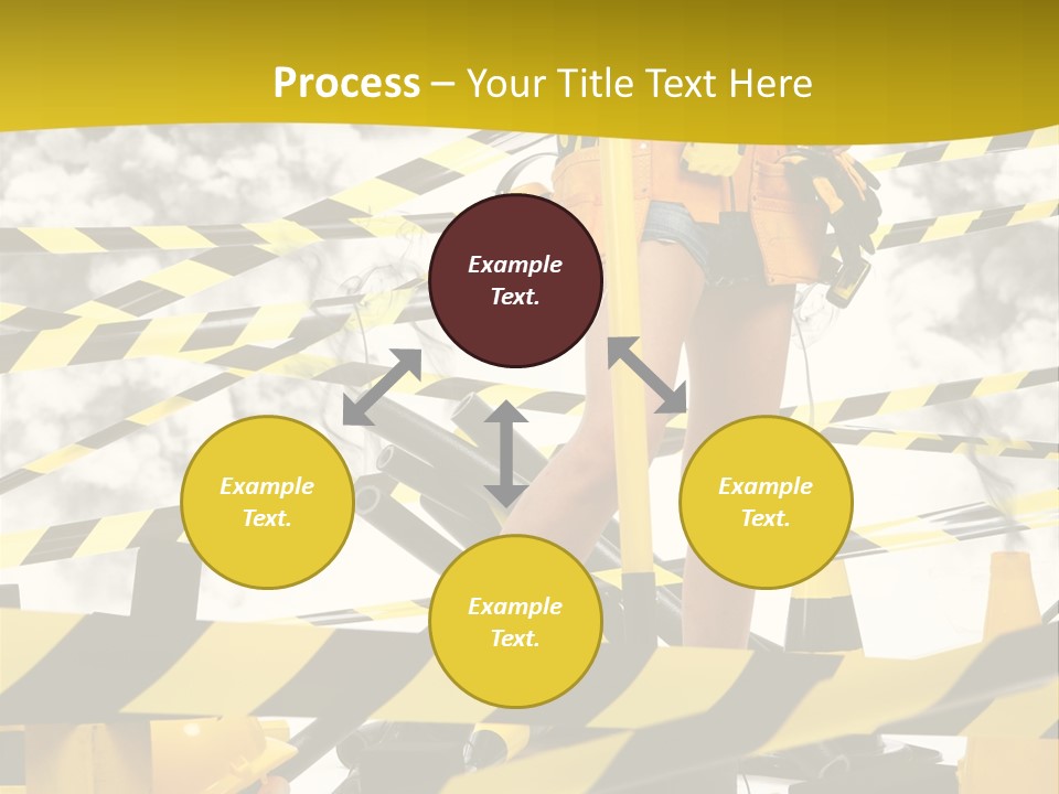 Belt Hard Worker PowerPoint Template