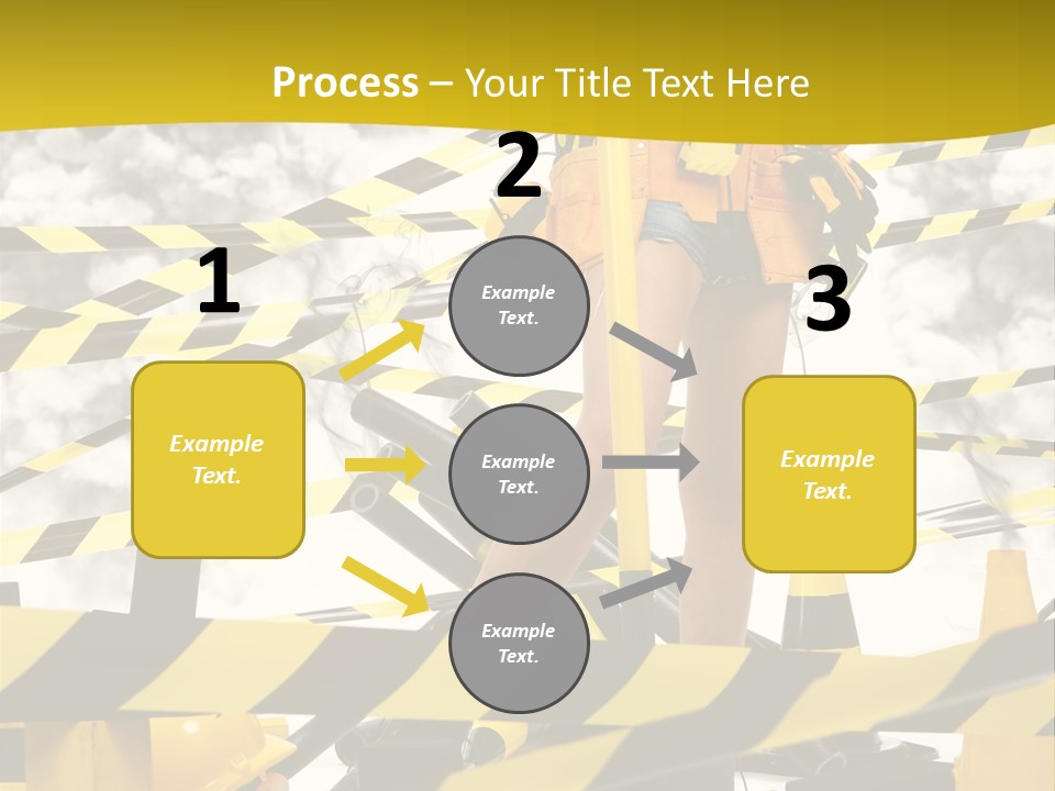 Belt Hard Worker PowerPoint Template