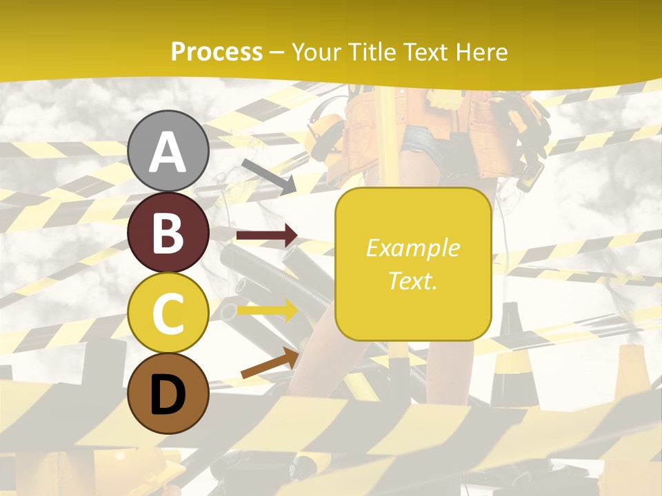 Belt Hard Worker PowerPoint Template